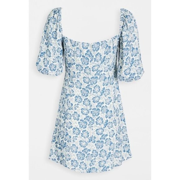 NEW Reformation Sette Dress Waltz Puffy Sleeves - Picture 6 of 8